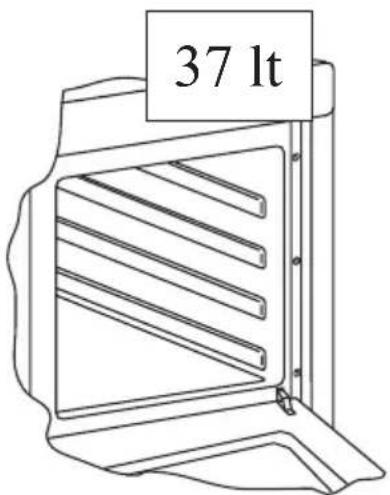 CDA SC145SS - Working volume of the oven - 1