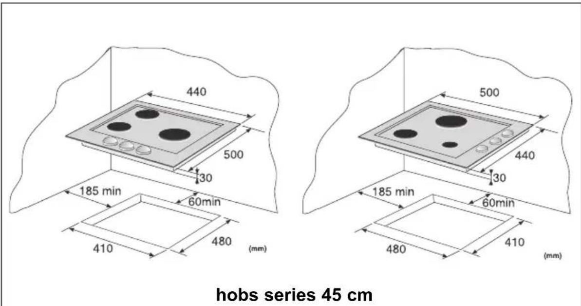 CDA HCE550SS - Instructions for building in the units - 1