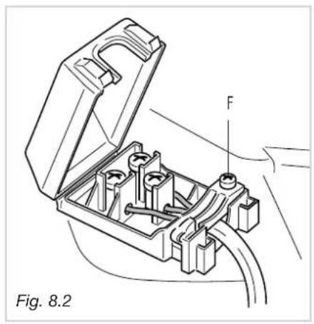 CDA HCE340SS - REPLACING THE POWER SUPPLY CABLE (for gas models) - 1
