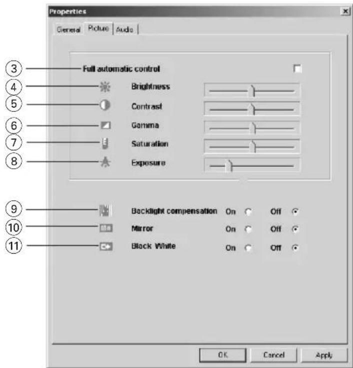 PHILIPS SPC210NC - Commandes video - 1