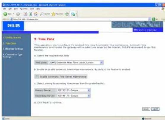 PHILIPS SNB5600 - Fuseau horaire/Time zone - 1