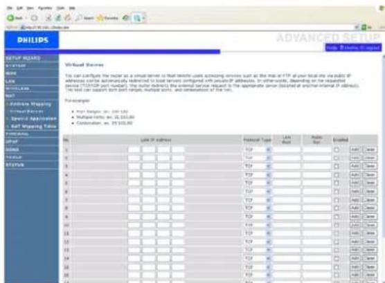 PHILIPS SNB5600 - Serveur virtuel/Virtual server - 1