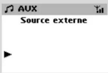 AUX Source externe