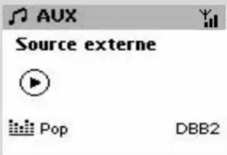 AUX Source externe Pop DBB2