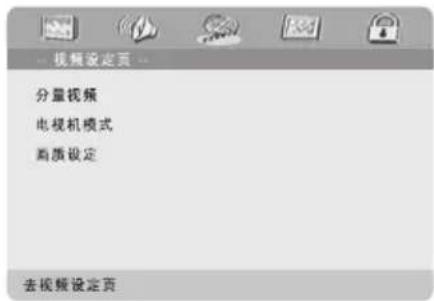 PHILIPS MCL701 - 视频设定页 - 1