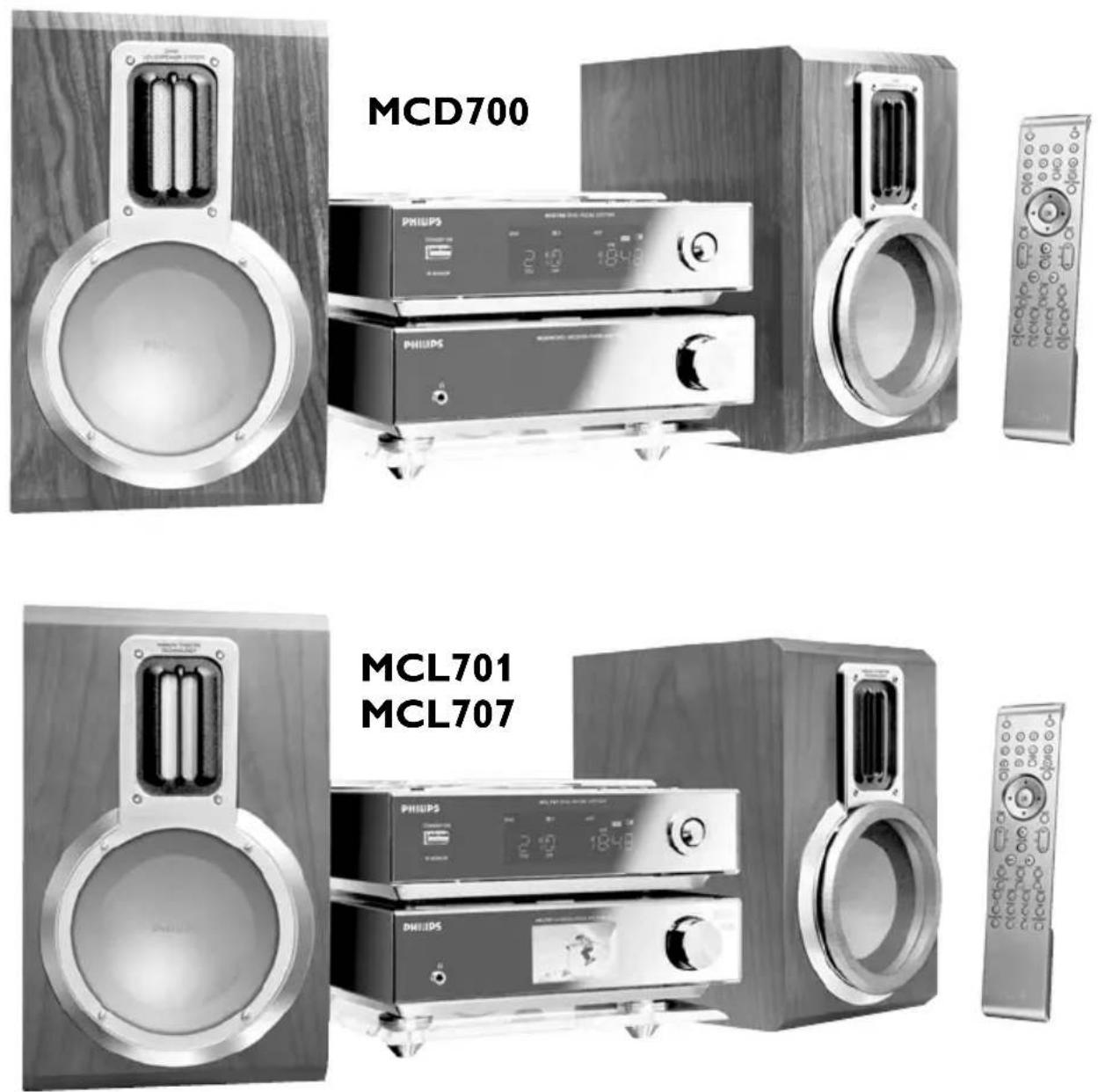PHILIPS MCL701 - User manual - 1