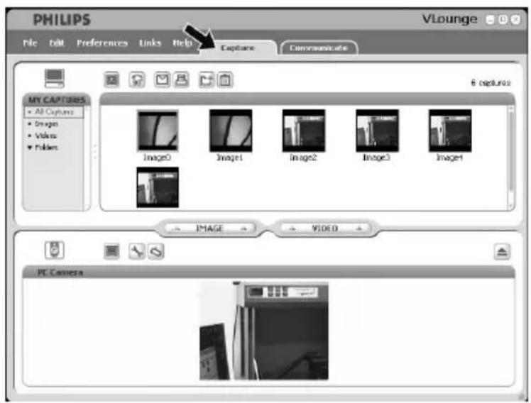 PHILIPS SPC520NC - Capture d'images / enregistrements video - 1