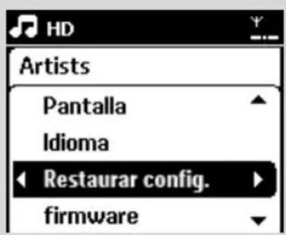 PHILIPS WACS7005 - Cuando restaurar el Centro o la Estación: - 1