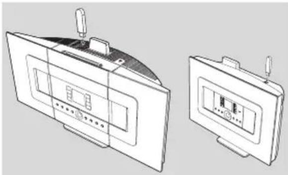 PHILIPS WACS7005 - Connecting a USB mass storage device - 1
