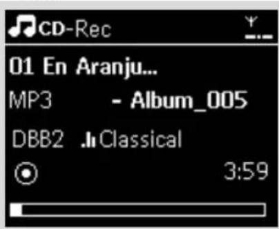 PHILIPS WACS7005 - Para grabar desde CD durante la reproduccion (solo con CD de audio) - 1