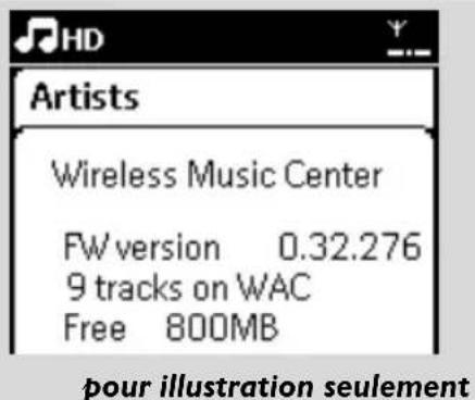 PHILIPS WACS7005 - Voir les informations du système - 2