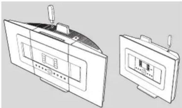 PHILIPS WACS7005 - Conexión de un dispositivo de almacenimiento masivo USB - 1