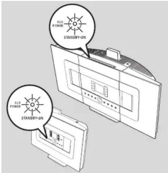 PHILIPS WACS7005 - Passer en mode économies d'énergie. - 1
