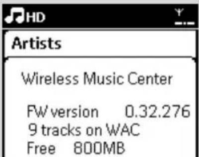 PHILIPS WACS7005 - Viewing system information - 2