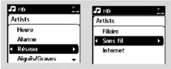 PHILIPS WACS7005 - Configuration réseau sur le centre - 1