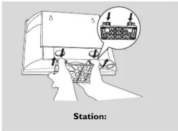 PHILIPS WACS7005 - Monter le centre ou la station - 3