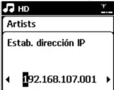 PHILIPS WACS7005 - Si el DHCP no está fácilado - 1
