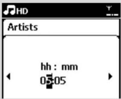 PHILIPS WACS7005 - Ajuste del reloj - 3