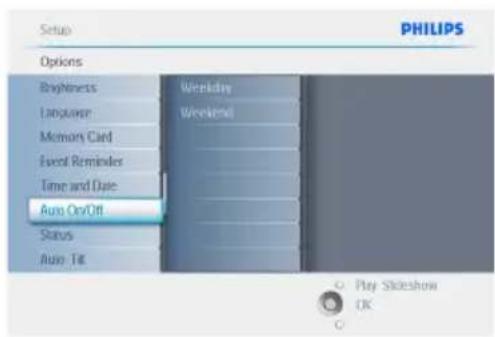 PHILIPS 7FF2M4 - Week-end: du samedi 00h00 au dimanche 23h59 - 1