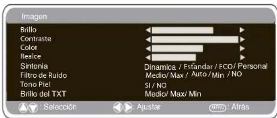 SANYO 42WPX1 - Menu de Imagen - 1