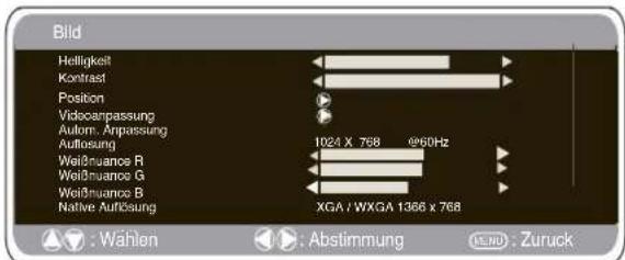 SANYO 42WPX1 - Einstellungen PC-MENU - 2