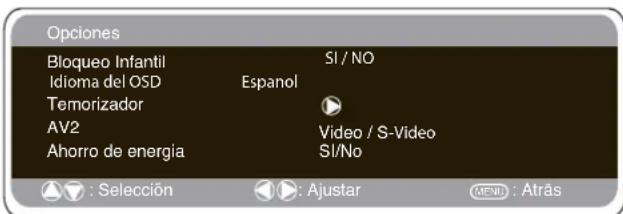 SANYO 42WPX1 - Ajustes del menu del PC - 3