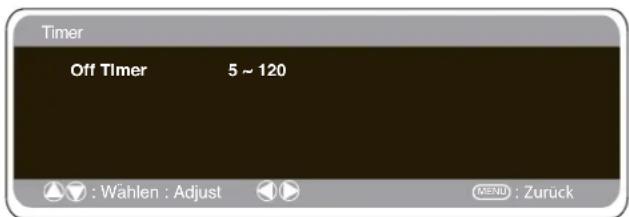 SANYO 42WPX1 - Off-Timer - 1
