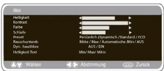 SANYO 42WPX1 - Bild-Menu - 1