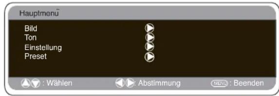 SANYO 42WPX1 - MENÜBETRIEB - 2