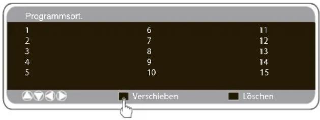 SANYO 42WPX1 - Programmsorting - 1