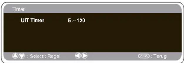 SANYO 42WPX1 - Uit-timer installing - 1