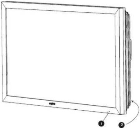 SANYO 42WPX1 - Bedieningsknoppen / monitor - 1