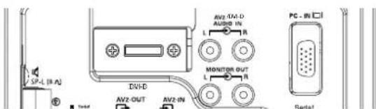 SANYO 42LM5R - Uso dei jack per l'output audio - 1