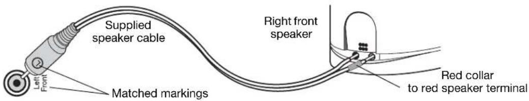 BOSE 6 Acoustimass Speaker System - Connecting speakers to the Acoustimass module - 1
