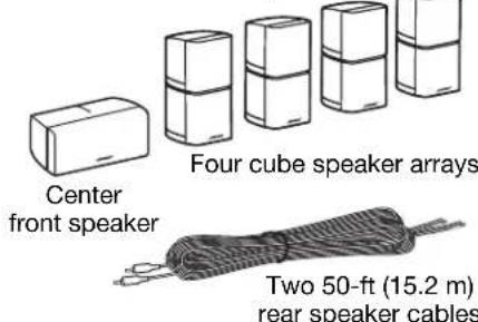 BOSE 6 Acoustimass Speaker System - Unpacking the carton - 3