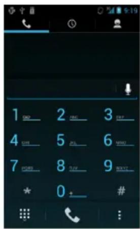 ACER CloudMobile S500 - Appeler un numero depuis les Appels - 1
