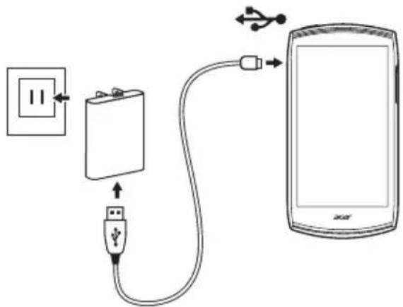 ACER CloudMobile S500 - Charger la batterie - 1
