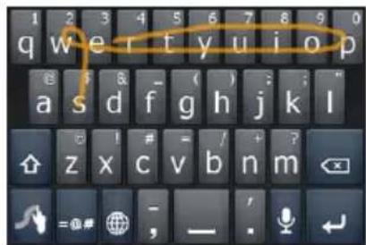 ACER CloudMobile S500 - Swype - 1
