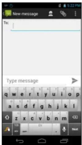 ACER CloudMobile S500 - Créer un nouveau message - 1