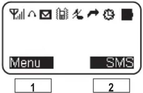 SWITEL M300 - Symbole im Display - 1