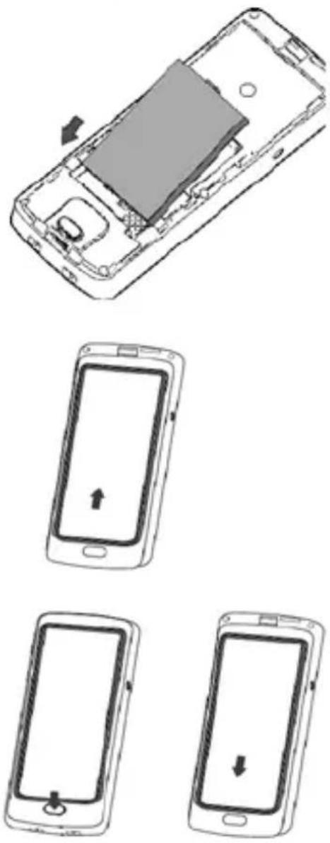 SWITEL M300 - Installing the SIM card and the battery - 2