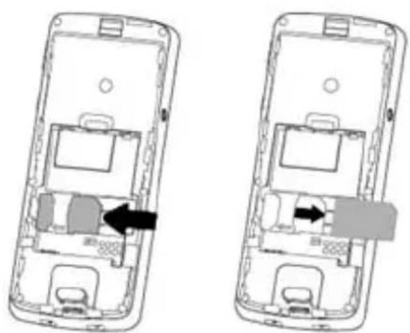 SWITEL M300 - Installing the SIM card and the battery - 1