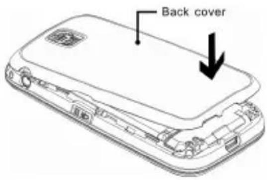 SWITEL M820 - Inserire la batteria - 4