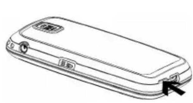 SWITEL M820 - Insérer la batterie - 1