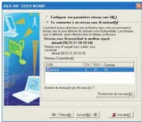 ASUS RTN11 - Configurer la carte réseau sans fil ASUS via One Touch Wizard - 3