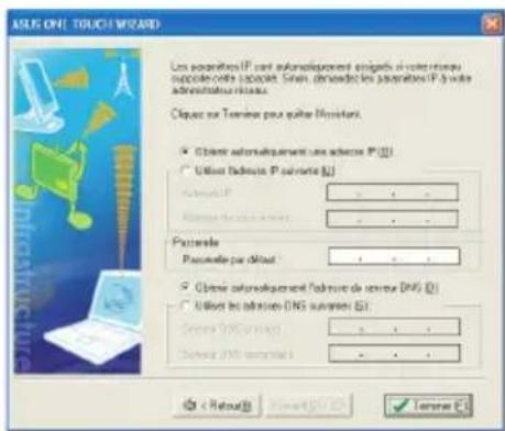 ASUS RTN11 - Configurer la carte réseau sans fil ASUS via One Touch Wizard - 6