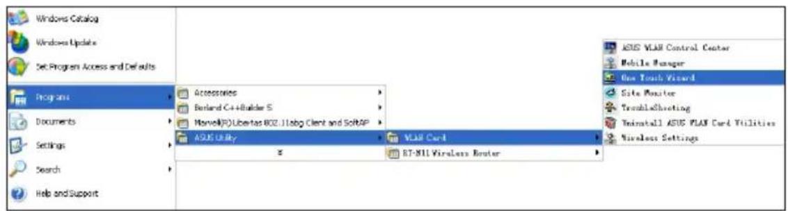 ASUS RTN11 - Configuring ASUS WLAN Card with One Touch Wizard - 1