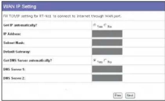 ASUS RTN11 - Kaapelin tai dynaamisen IP:n kayttäja - 3