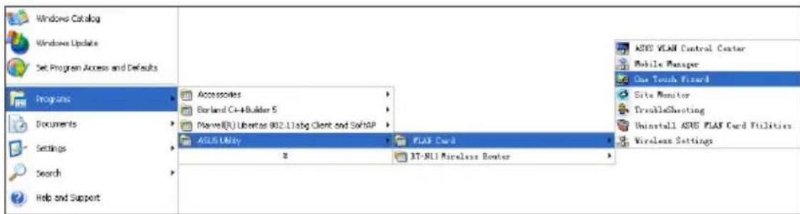 ASUS RTN11 - Púθμiση tnc καρτaç ASUS WLAN με tov oδnyó One Touch Wizard - 1