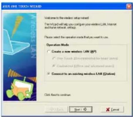 ASUS RTN11 - Configurando una tarjeta inalámbrica ASUS WLAN con One Touch Wizard - 2